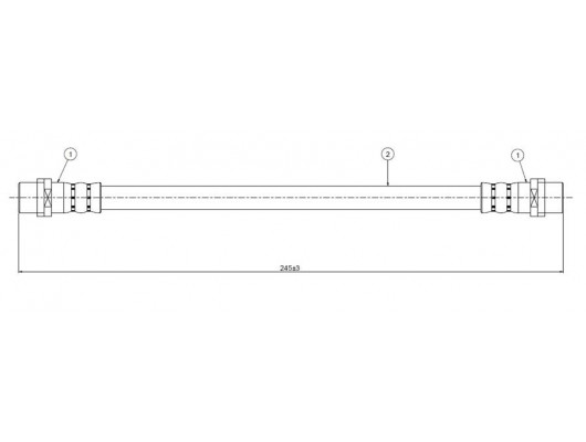 FREN HORTUMU arka Zafira 99-