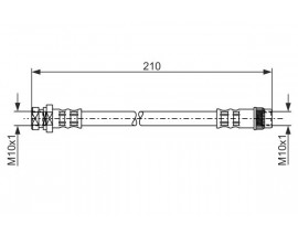 FREN HORTUMU ESPACE IV 02-05 LGN II 01 KUBISTAR 03-09 1987476068