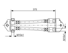 FREN HORTUMU. İÇ. ARKA. 375.00 MM