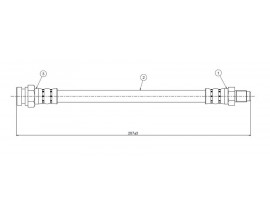FREN HORTUMU ön 1.3 1.5 C21-22 89-.