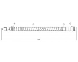 FREN HORTUMU ön 205 1.1 1.4 88-.