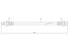 FREN HORTUMU ön 4 Furgonette 76-82