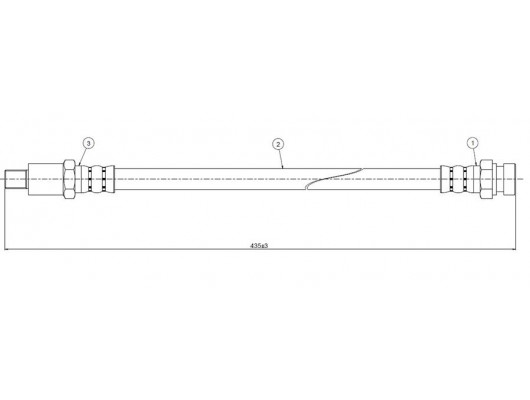FREN HORTUMU ön 4 Furgonette 76-86