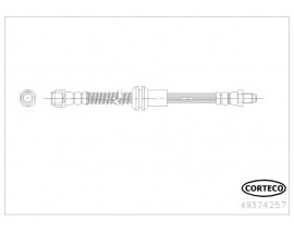 FREN HORTUMU ON 4-matic MERCEDES W204 S204 C207