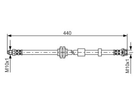 FREN HORTUMU; ÖN. 440.00 MM