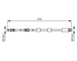 FREN HORTUMU; ÖN. 470.00MM