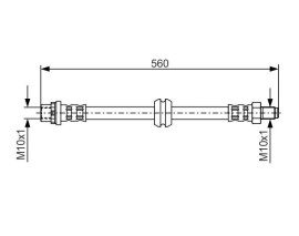 FREN HORTUMU; ÖN. 560 MM