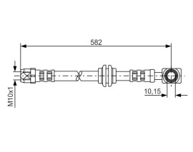 FREN HORTUMU; ÖN. 582 MM