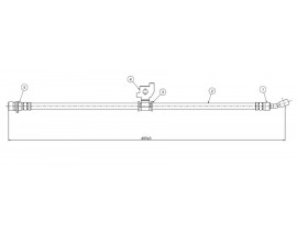 FREN HORTUMU ön Accord AC-AD 83-89