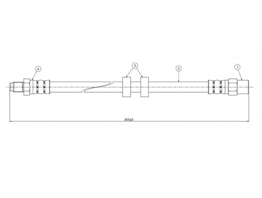 FREN HORTUMU ön C70-S70-V70 I-740-760-850-940-960 81-05