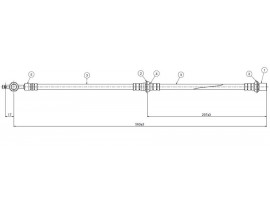 FREN HORTUMU ön Camry CV-SV-10-11-20-21 83-91
