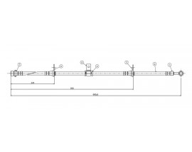 FREN HORTUMU ön Civic Shuttle EC-ED-EE 87-91