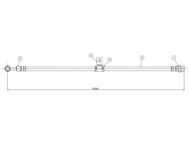 FREN HORTUMU ön Civic SL-SP-SS-WC 80-83