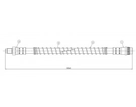 FREN HORTUMU ön Clio Symbol 08-..