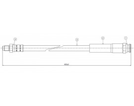 FREN HORTUMU ön Dedra 1.8 115 CV 96-