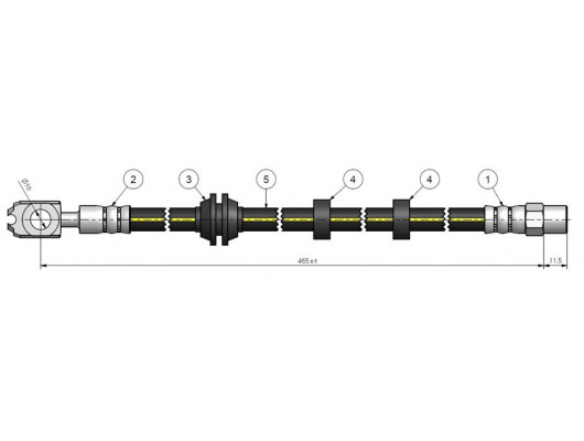 FREN HORTUMU ön GOLF III. VENTO 92-99