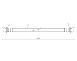 FREN HORTUMU ön L300 pick-up 87-.