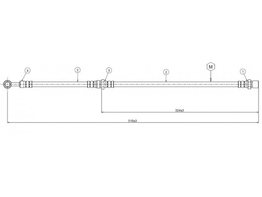 FREN HORTUMU ön Legacy 94-98