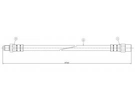 FREN HORTUMU ön M3 E36 -Z3 3.2 E36 92-03