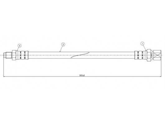 FREN HORTUMU ön Maggiol-Beetle 1200 66-78