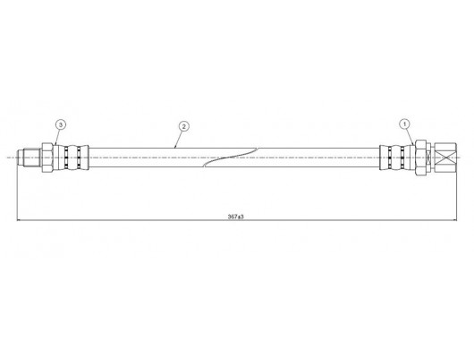 FREN HORTUMU ön Maggiol-Beetle 1300 66-78