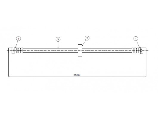 FREN HORTUMU ön Passat 88-96