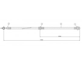 FREN HORTUMU ön Pick-up UF 85-.