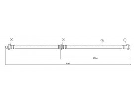 FREN HORTUMU ön RX 7 SA 22 78-82