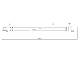 FREN HORTUMU ön Scirocco 75-78