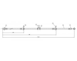 FREN HORTUMU ön Shuttle 2.2i 95-98