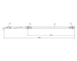 FREN HORTUMU ön Skyline R31 86-.
