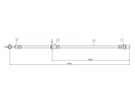 FREN HORTUMU ön Starlet EP80-81 1.0-1.3 92-95