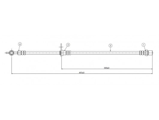 FREN HORTUMU ön Starlet EP80-81 1.0-1.3 92-95