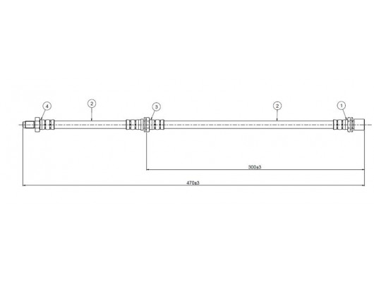 FREN HORTUMU ön Starlet KP60-62 80-85
