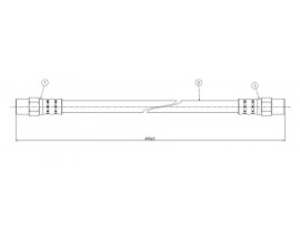 FREN HORTUMU ön StarRider 86-.