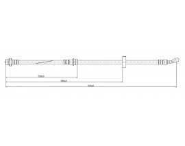 FREN HORTUMU ön Vitara. Escudo 88-93