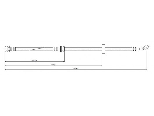 FREN HORTUMU ön Vitara. Escudo 88-93
