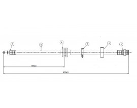 FREN HORTUMU ön Y 1.1- 1.2 8V 96-