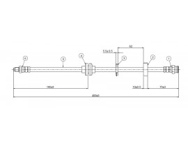 FREN HORTUMU ön Y 1.1- 1.8 8V 96-