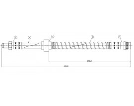 FREN HORTUMU ön ZX 91