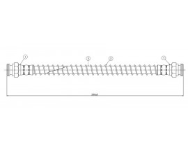 FREN HORTUMU sol arka Getz TB 02-09
