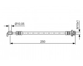 FREN HORTUMU SOL ARKA NISSAN QASHQAI 07 13 J10. NJ10. JJ10E 1.5dCi 1.6 1.6dCi 2.0 2.0dCi