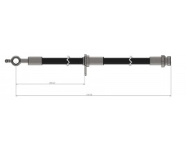 FREN HORTUMU sol ön Aygo 05-..