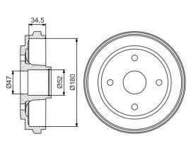FREN KAMPANASI - 180.0 / 63.0 MM