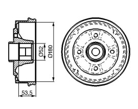 FREN KAMPANASI 180.2 / 82.9 MM