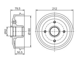 FREN KAMPANASI - 180 / 53.5 MM