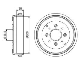 FREN KAMPANASI - 200.0 / 38.0 MM