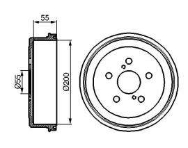 FREN KAMPANASI - 200.0 / 65.0 MM