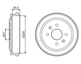 FREN KAMPANASI - 200 / 40.5 MM