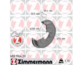 FREN KAMPANASI 200 / 59.2 MM 986477106-DB4260